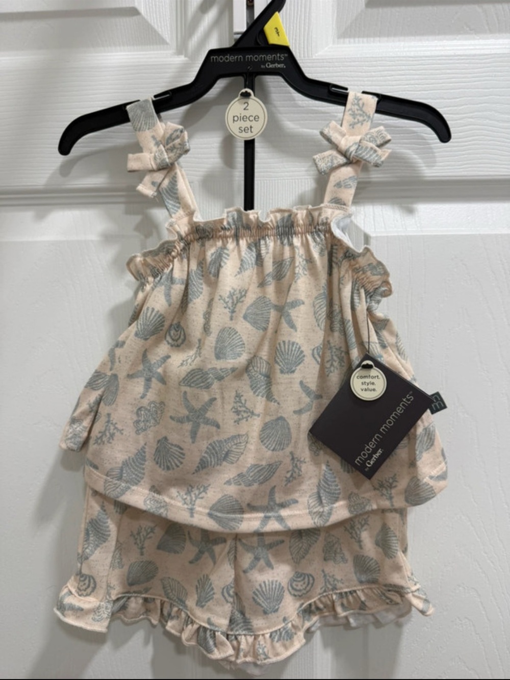modern moments by Gerber Toddler Girls Seashell Matching Set